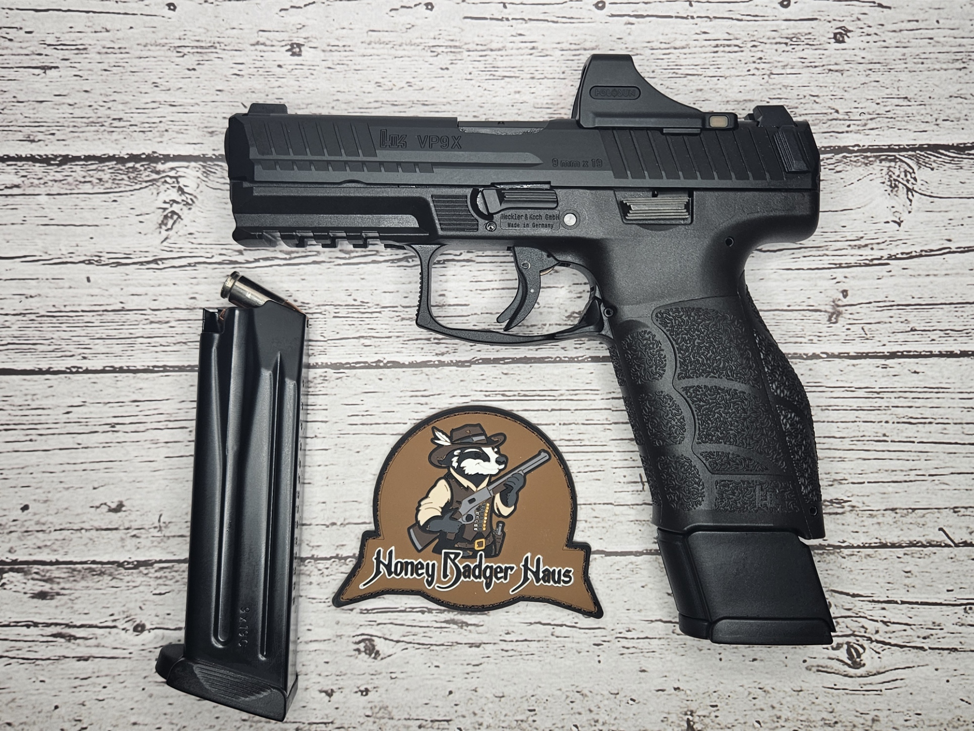 H&K VP9A1 X (Crossover) OE HLS 9MM BLK 17/20 RND Mags